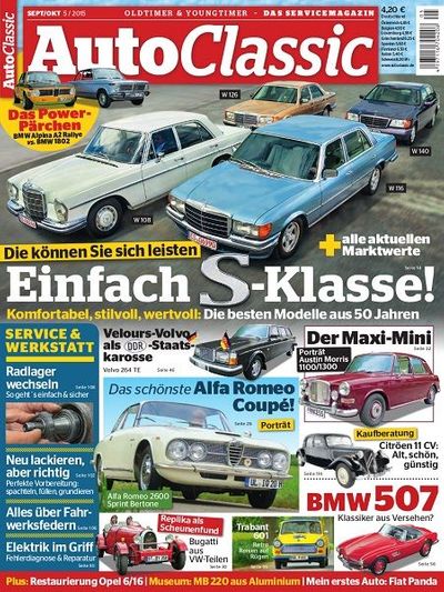 Archiv zeitschrift coupe Classic Cars