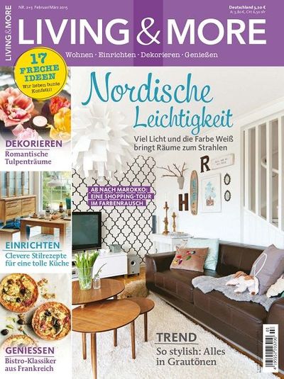 Inhaltsverzeichnis Ausgabe 03 15 Living More Magazin